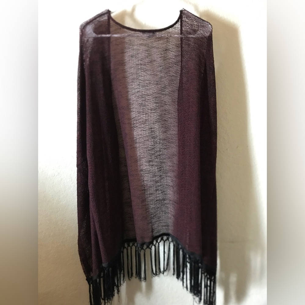 Luna Chix Burgundy shawl